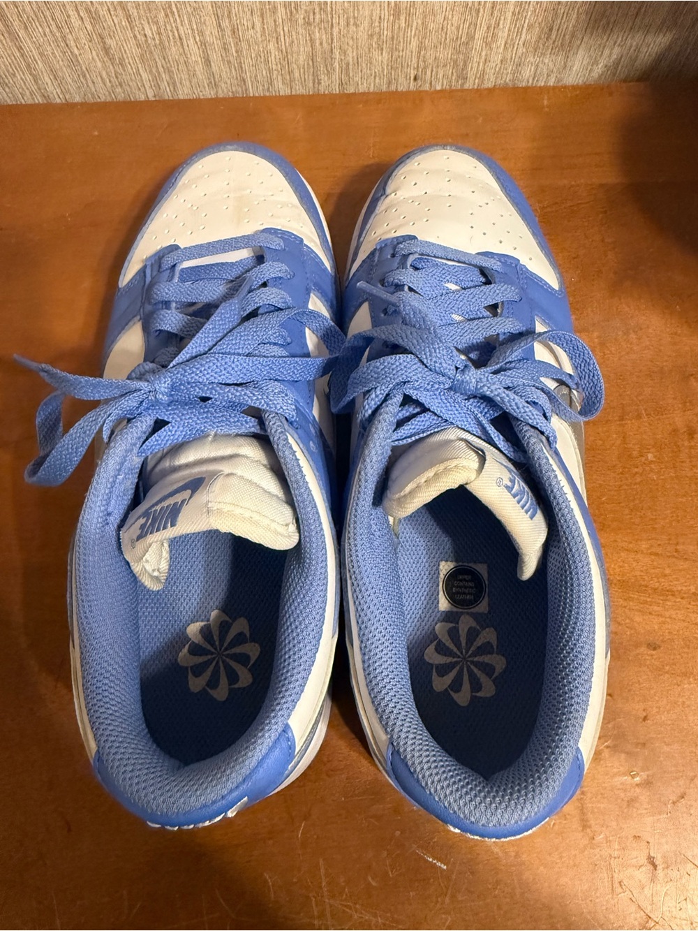 Nike Low-Top Sneakers in Light Blue and White